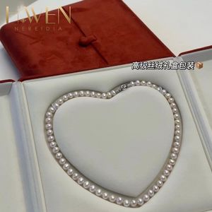 שרשרת פנינים עגולות לבנות מים מתוקים, ברק גבוה, 2-12 מ\\\"מ, איכות 3-6A, כסף טהור 925, תכשיט קלאסי - Product Image 2