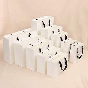 Wanli Quà tặng Túi giấy tùy chỉnh bao bì túi giấy quần áo các tông mua sắm Kraft Hãng sản xuất túi - Product Image 5