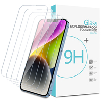2025 4 Pack Vente Chaude Compatible pour iPhone 14 Écran Anti-rayures Protecteur D'écran Étanche pour iphone 14