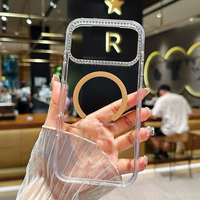 Étui de téléphone magnétique transparent anti-rayures pour iPhone 16 15 14 13 12 Pro Max Étui de téléphone transparent pour iPhone 17Air