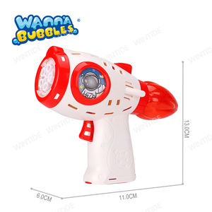 WANNA BUBBLES Jouets pistolets à bulles électriques pour fêtes en plein air, trous plus grands, fusées de dessin animé, machine à bulles pistolet pour enfants - Product Image 5