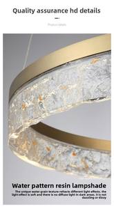 Lámpara Colgante LED Decorativa para Sala de Estar, Comedor, Dormitorio, Lámparas de Araña y Colgantes - Product Image 6