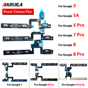 Cable flexible para teléfono móvil, interruptor de encendido/apagado, cable flexible de volumen para Google <span class=keywords><strong>Pixel</strong></span> 5A Pro 6 7 8 9, botón de encendido/apagado - Product Image 1