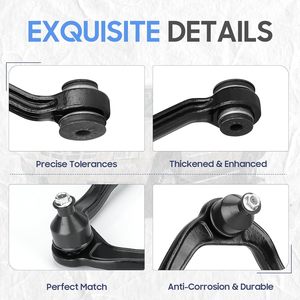 Kit de Suspensión ILONPA con Brazos de Control Superiores Delanteros con Rótulas y Barras de Acoplamiento para Chevy Avalanche, Suburban, Silverado 1500 - Product Image 5