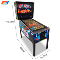 Machine de flipper de club, machines de jeu de flipper avec écran LCD, utilisation familiale, 1500 jeux, machine de flipper à pièces vidéo