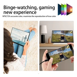 Écran externe IPS 15,6 pouces 1080P 60Hz pratique pour ordinateur portable, PS4/5, Switch - Utilisation professionnelle et gaming - Product Image 4