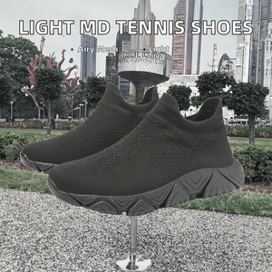 Zapatillas de Tenis Ligeras para Hombre, Suela MD, Forro de Malla Transpirable, Diseño Moderno para Caminar, Trotar, Hacer Ejercicio, Primavera - Product Image 2