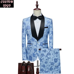 6XL Nam Phù Hợp Với Biểu Tượng Tùy Chỉnh 2 Mảnh Homme Blazer Jacquard Dệt Đám Cưới Sang Trọng Prom Phù Hợp Với Cho Nam Giới Cộng Với Kích Thước - Product Image 5