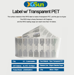 UHF RFID U8 128 бит EPC перезаписываемый нагрудник чип поролоновая карта контроля доступа для спорта и триатлона - Product Image 2