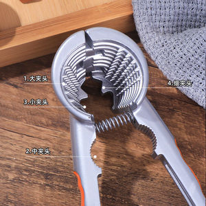 Walnut Cracker Pecan Nut Opener Household Hazelnut Cracker Whole Nut Peeling Tool Stainless Steel <b>Kitchen</b> Utensil - Product Image 2