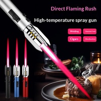 Nouvel Arrivage Allumeur Gonflable Coupe-Vent Star Sword à Flamme Jet de Haute Qualité, Torche d'Extérieur pour Barbecue et Cuisson, OEM Accepté