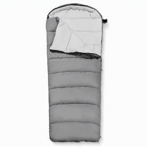 Pongee Outdoor <b>Winter</b> <b>Sleeping</b> <b>Bag</b> Brand 1.5kg Connectable Envelope-style with Washed Cotton Lining Dirt-resistant Feature - Product Image 1