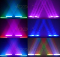 Barra de Luces LED para Escenario, Estroboscópica, para DJ, Club, Discoteca, RGB, Blanca, con Efecto de Lavado de Color