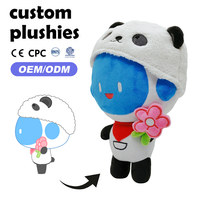 Peluches pour poupées en peluche souples et réversibles pour enfants peluches du fabricant Peluche personnalisée