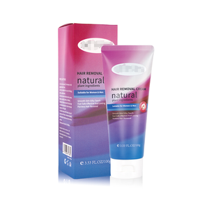 Crème dépilatoire permanente personnalisée en usine à l'aloe vera <span class=keywords><strong>pour</strong></span> femmes et hommes, inhibiteur de repousse des poils - Product Image 1