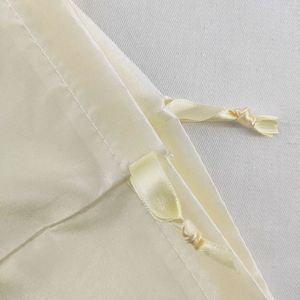 Beige <b>Dust</b> Proof Wig Handbags Storage Drawstring Satin <b>Bags</b> for Hair Bundles - Product Image 5