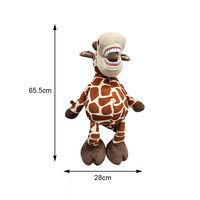 1 pièce YOUYA DENTAL Marque WJ-124 Modèle d'enseignement dentaire en peluche en forme de girafe de dessin animé pour l'apprentissage du brossage des dents, Ornement pour dentiste