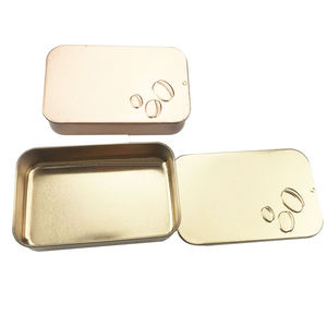 <span class=keywords><strong>Caja</strong></span> <span class=keywords><strong>de</strong></span> hojalata médica personalizada, reciclable, <span class=keywords><strong>de</strong></span> grado alimenticio, con revestimiento opcional para almacenamiento <span class=keywords><strong>de</strong></span> vendajes, pastillas y dispositivos médicos - Product Image 3