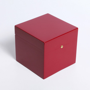 Boîte à bijoux en bois Yonghui, carrée, sur mesure, emballage haut de gamme, boîte de rangement YHC-0050 - Product Image 1