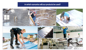 Folha de alumínio reflexiva dupla bolha, janela de 6 mm para isolamento térmico rolo para windproofing sótão inverno - Product Image 6