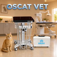OSCAT Équipement Médical Vétérinaire Station Dentaire Mobile Pièce à main haute vitesse Régulateur d'air 0.8MPa USA
