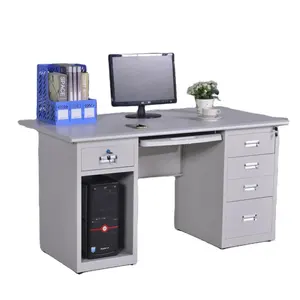 HUIYANG – table d'ordinateur de direction, nouveau style, multi-tiroirs personnalisés, clavier, serrure à clé, bureau à rabat, 2022