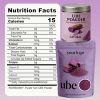 B.C.I. Poudre d'igname violette de qualité alimentaire, poudre d'UBE 100% pure naturelle biologique, emballage personnalisé OEM/ODM