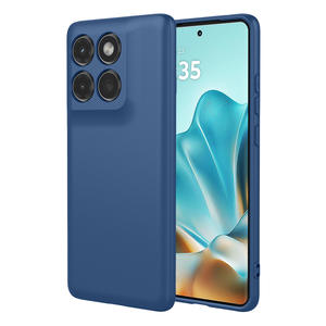 Coque de téléphone en silicone pour Motorola Edge 60 <span class=keywords><strong>Pro</strong></span>, doublure en microfibre, coque de téléphone en gel TPU souple en caoutchouc pour Motorola <span class=keywords><strong>Moto</strong></span> G55 G75 G85 - Product Image 1