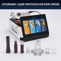 Sistema Láser Veterinario Portátil de Cuádruple Longitud de Onda, Alivia el Dolor, Reduce la Hinchazón, Acelera la Curación de Heridas