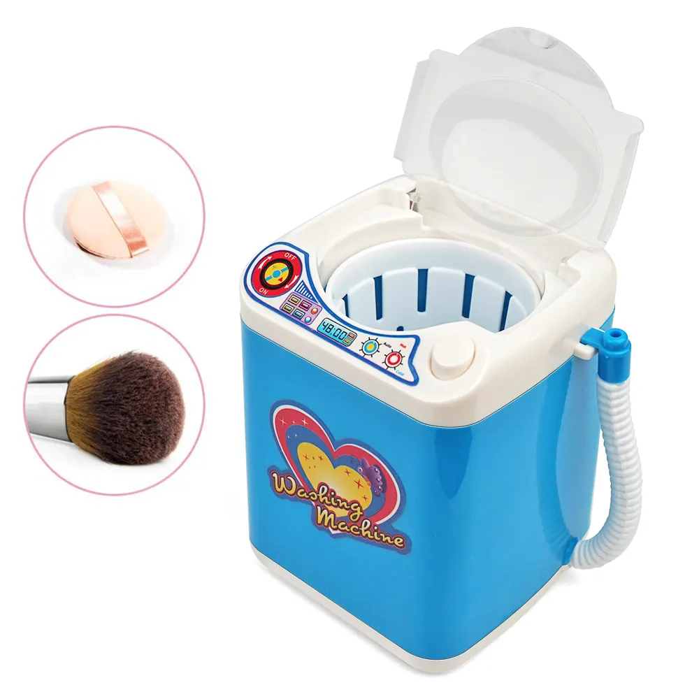 Electronic Mini Makeup Tools Brush Sponge Washing Cleaner Machine Washer For Cosmetic
