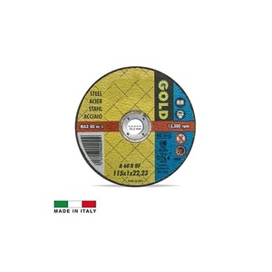 Disque à tronçonner l'or 115x1x22.23 mm en acier pour meuleuse d'angle - Product Image 2