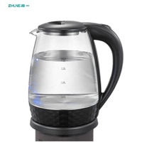 Bouilloire électrique de couleur blanche, prise ue US, chauffage rapide du verre, chaudière, arrêt automatique, théière bouillante d'eau chaude