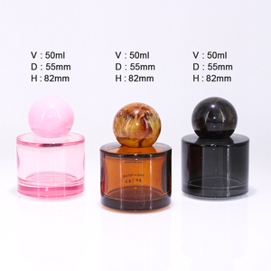 Botella de Perfume al por Mayor de 30 ml y 50 ml con Caja, Botella de Perfume de Vidrio Vacía Moderna Multicolor de Lujo - Product Image 6
