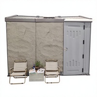 Tiny House WooWild – Cabane moderne, étanche et écologique, alimentée à l'énergie solaire, en HDPE, pour atelier, entrepôt, parc ou cour.