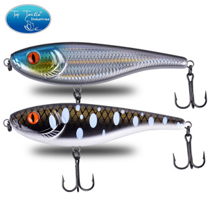 Señuelo de Pesca Biónico Luya de 155 mm y 76 g, Señuelo Artificial de Plástico Duro Tipo Lápiz para Pescar Lubina en el Fondo - Product Image 4