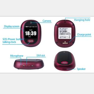 Tombol bantuan SOS ponsel warga <span class=keywords><strong>Senior</strong></span>, telepon orang tua jatuh otomatis sistem panggilan darurat liontin GPS - Product Image 4