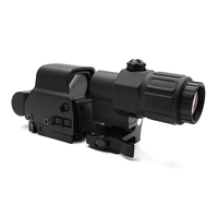 5d Era 558 Red Green Dot Sight and G33 3x Magnifier With Qd Flip up Quick Mount Optical Reflex Scope 20 Levels Brightness