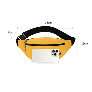 Tas Pinggang Sport Polyester Anti Air Custom Grosir dengan Logo, Tas Selempang Dada untuk Perjalanan, Outdoor Unisex - Product Image 2