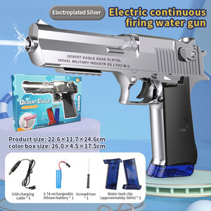 Toptan yüksek kalite yaz açık tam otomatik sıçramak su tabancası <span class=keywords><strong>2</strong></span> renk altın ve şerit galvanik tipi çocuklar için - Product Image 4