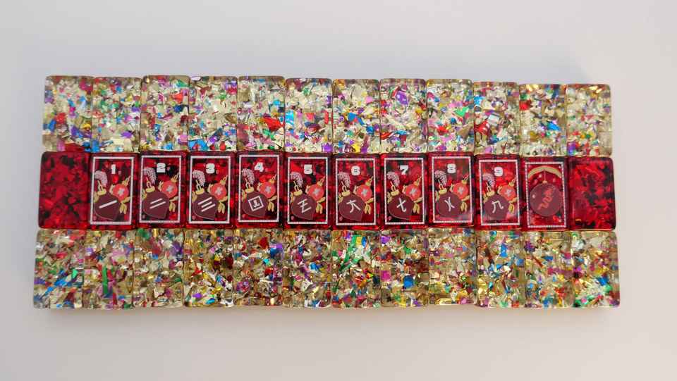160 Acrylic American Mahjong Tiles,Christmas Mahjong Tiles,US Stock ...