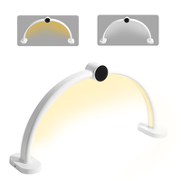 Lampe de bureau LED professionnelle pour la beauté, les ongles et les cils, lampe de table pour tatouage, lampe demi-lune
