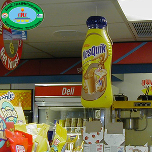 Advertising <strong>Promotional</strong> Store Display PVC Inflatable <strong>NesQuik</strong> Chocolate Milk Bottle - Product Image 2