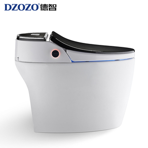 Sang trọng thông minh tầng gắn tự động tuôn ra bởi chân cảm biến tự động phun nước commode thông minh hình bầu dục Siphon nhà vệ sinh - Product Image 4