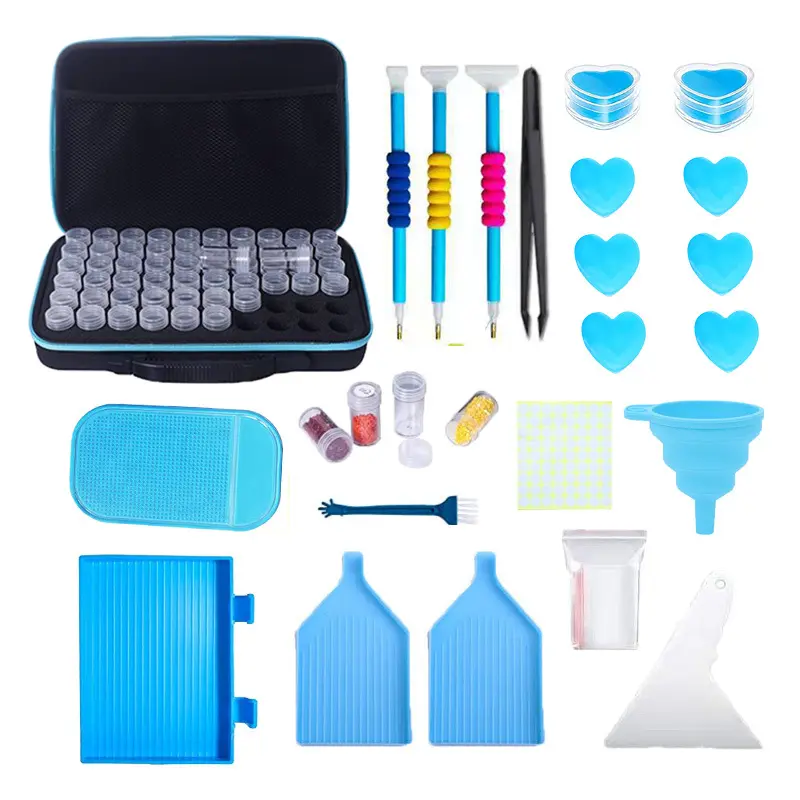 HOT Sale 60 Slots Storage Containers Diamond Painting Accessories Kits with Tools
