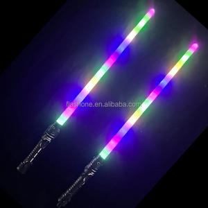 Spada con spada laser a due teste illuminata a bacchetta luminosa per bambini - Product Image 4