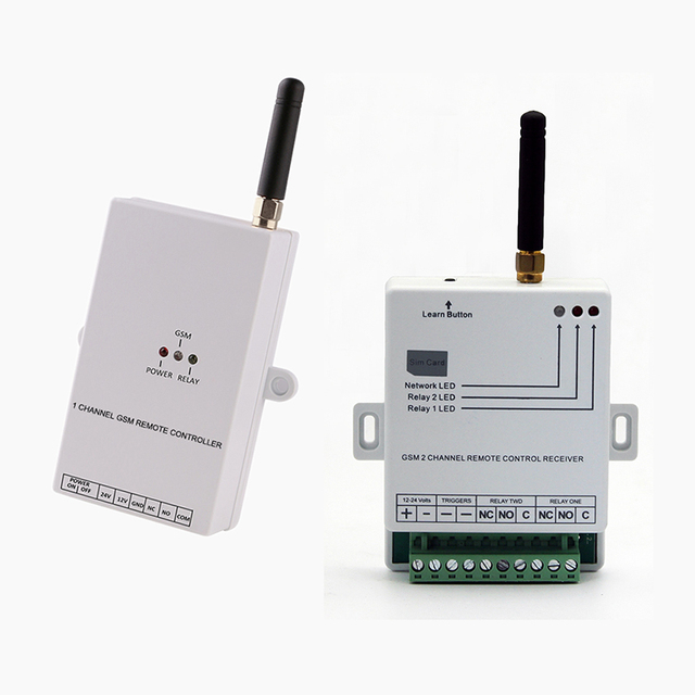 GSM Gate Opener 2G/4G APP Control 1 Channel  2 Channels GSM SMS Remote Control Switch GSM Free Phone Call Gate Opener