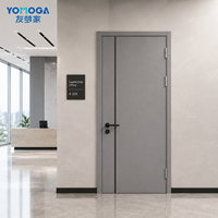 Puerta de Aluminio sin Marco de Lujo |   Puerta Interior Moderna Minimalista a Medida, Resistente al Agua, con Acabado de Superficie para Uso en Villas y Escuelas