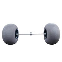 Yonk Big Beach Buggy gonflable Kayak Dolly avec roues de ballon et structure de plate-forme de chariots de sable avec support personnalisé OEM