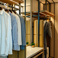 Meubles d'hôtel modernes, mobilier de chambre de luxe pour hôtel 5 étoiles, ensembles de meubles de chambre d'hôtel sur mesure, ensemble de lit en bois pour chambre d'exemple