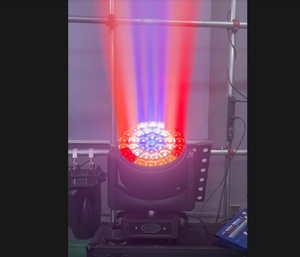 Luz de Escenario LED DMX512 AC100-240V 37 LEDs con Efectos de Vórtice Caleidoscopio, Carcasa de Aluminio y Plástico para DJ y Conciertos - Product Image 4